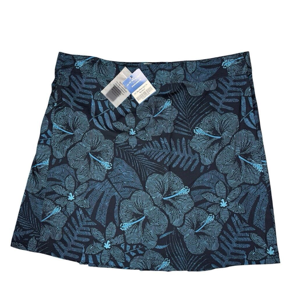 NWT RipSkirt Sz XL Short Wrap Skirt in 201 Maui Moonlight Teal Black Rip Skirt